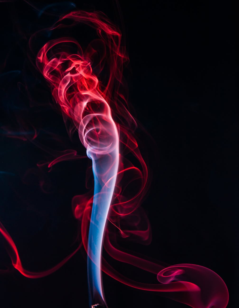 red smoke illustration